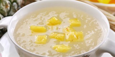 夏季最完美的结合就是冰镇菠萝燕窝糖水