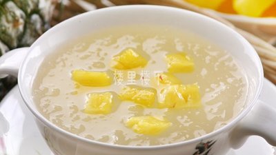 夏季最完美的结合就是冰镇菠萝燕窝糖水